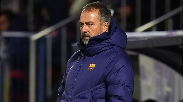 Hansi Flick, técnico do Barcelona. (Photo by Angel Martinez/Getty Images)