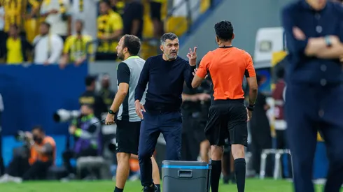 Sergio Conceição durante partida do Al-Ittihad - Abdullah Ahmed/Getty Images