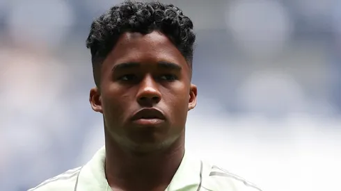 Endrick promete voltar ao Real Madrid após empréstimo para o Lyon. (Foto: Florencia Tan Jun/Getty Images)