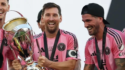 Jogadores do Inter Miami comemoram título da MLS. (Photo by Elsa/Getty Images)