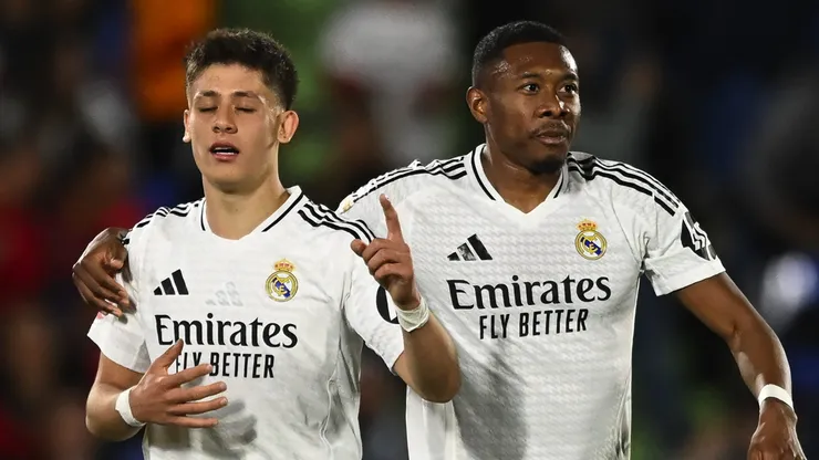 David Alaba e Arda Guler. (Photo by Denis Doyle/Getty Images)