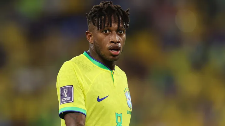 Fred em campo com a Seleção Brasileira. Foto: Catherine Ivill/Getty Images
