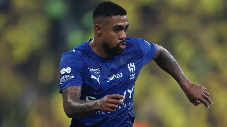 Malcom em campo pelo Al-Hilal. Foto: Yasser Bakhsh/Getty Images