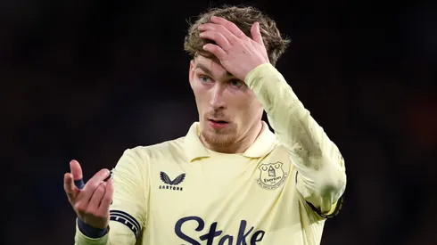 LONDON, ENGLAND - DECEMBER 13: James Garner of Everton during the Premier League match between Chelsea and Everton at Stamford Bridge on December 13, 2025 in London, England. (Photo by Justin Setterfield/Getty Images)