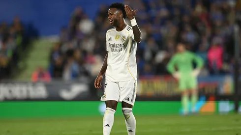 Vinicius Júnior em ação pelo Real Madrid (Denis Doyle/Getty Images)