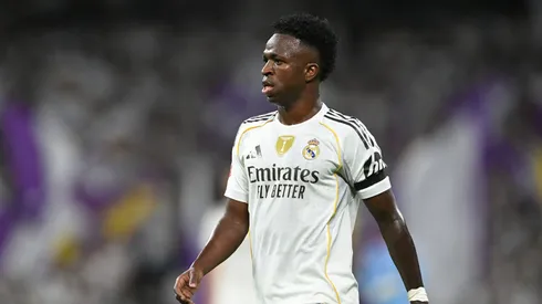Vinicius Júnior em partida do Real Madrid