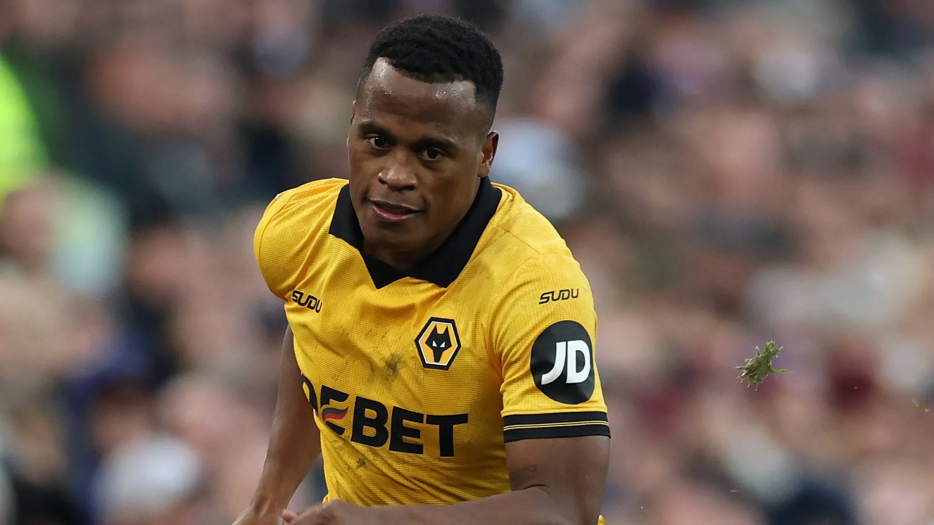 Jhon Arias em ação pelo Wolverhampton