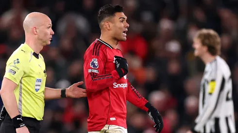 Manchester United x Newcastle: Casemiro é substituído e causa na web. (Foto: Carl Recine/Getty Images)
