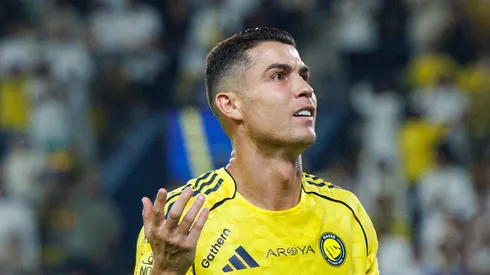 Cristiano Ronaldo comemora gol pelo Al-Nassr. Foto: Abdullah Ahmed/Getty Images)