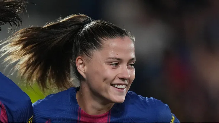 Cláudia Pína, do Barcelona (Photo by Alex Caparros/Getty Images)