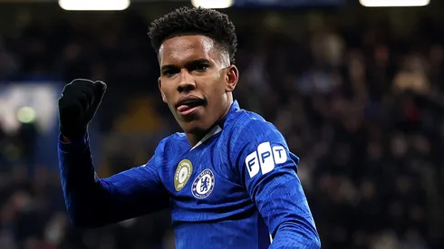 Estêvão em jogo do Chelsea. Foto: Justin Setterfield/Getty Images