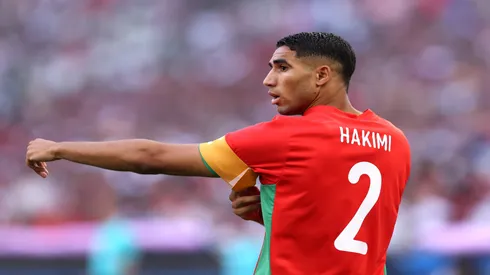 Hakimi, do PSG, em partida pela Seleção Marroquina - Alex Livesey/Getty Images