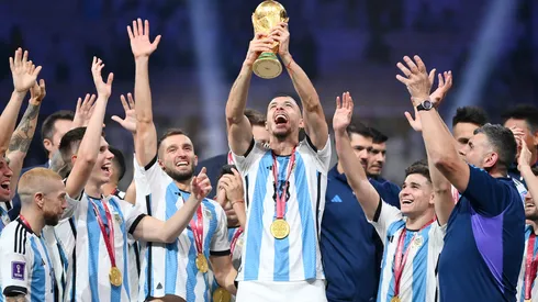 Guido Rodríguez, campeão do mundo pela Argentina. (Foto: Dan Mullan/Getty Images)