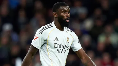 Rüdiger durante partida pelo Real Madrid. (Foto: Angel Martinez/Getty Images)