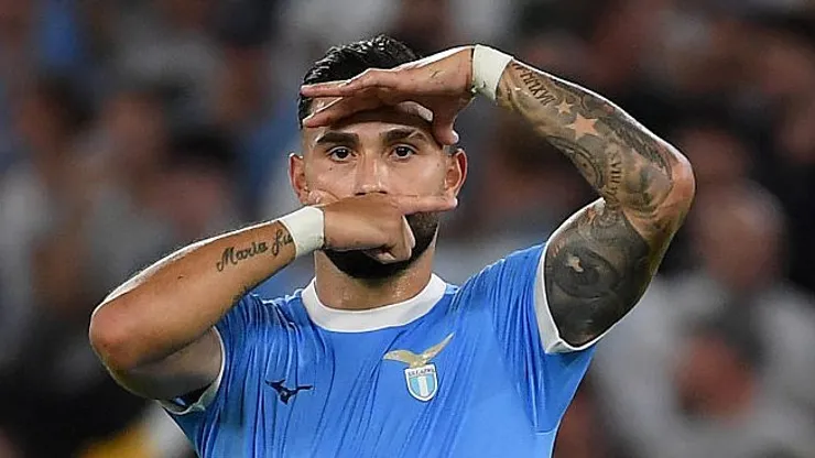 Valentin Castellanos, mais conhecido como Taty Castellanos, da Lazio, alvo do Flamengo e da Premier League (Foto: Marco Rosi - SS Lazio/Getty Images)