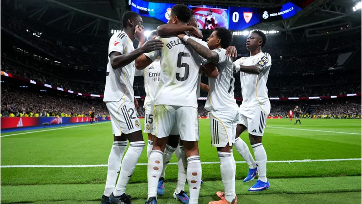 Real Madrid lidera ranking de elencos mais valiosos em 2025. Foto: Angel Martinez/Getty Images)