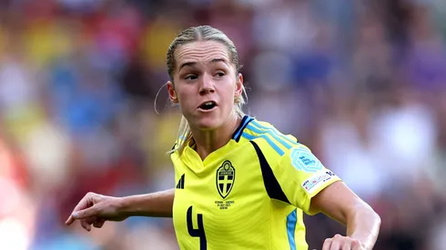 Hanna Lundkvist, nova contratação do Manchester United (Photo by Eddie Keogh/Getty Images)