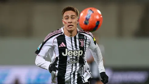 O meia-atacante Yildiz em jogo da Juventus. Foto: Gabriele Maltinti/Getty Images