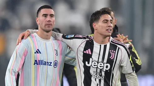 Vlahovic e Kenan Yildiz. (Photo by Valerio Pennicino/Getty Images)