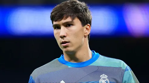 Gonzalo García, jogador do Real Madrid, é um grande alvo no mercado da bola (Foto: Aitor Alcalde/Getty Images)