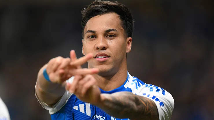 Kaio Jorge em campo pelo Cruzeiro. Foto: Pedro Vilela/Getty Images