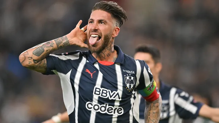 Sergio Ramos em campo pelo Monterrey. Foto: Azael Rodriguez/Getty Images