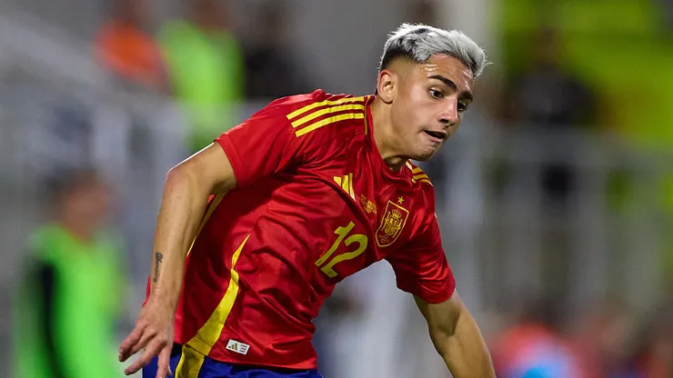 Yeremay Hernández pela Seleção Espanhola sub-21. (Foto: Fran Santiago/Getty Images)