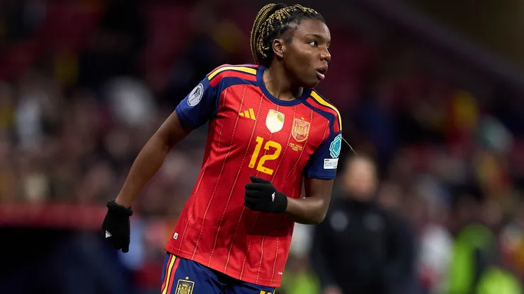 A atleta é uma das artilheiras da Liga F 2025/26 - Foto: Angel Martinez/Getty Images