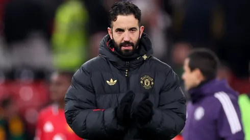 Ruben Amorim após jogo contra o Wolverhampton. (Photo by Carl Recine/Getty Images)