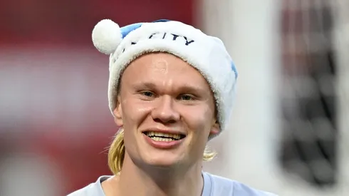 Haaland: destaque do Manchester City deve atuar na abertura de 2026 (Photo by Clive Mason/Getty Images)