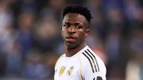 Vini Jr. quer renovar com o Real Madrid. Juan Manuel Serrano Arce/Getty Images.