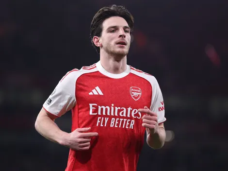 Arsenal pode ter desfalque de Rice contra o Bournemouth