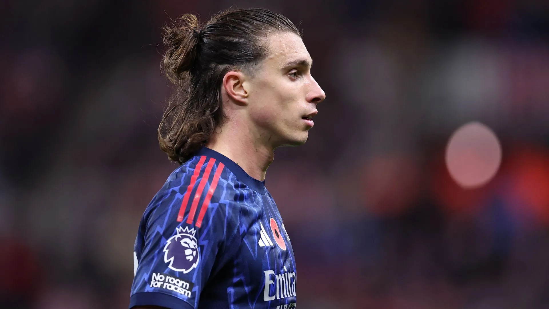 Calafiori está fora do jogo deste fim de semana (foto: Alex Livesey/Getty Images)