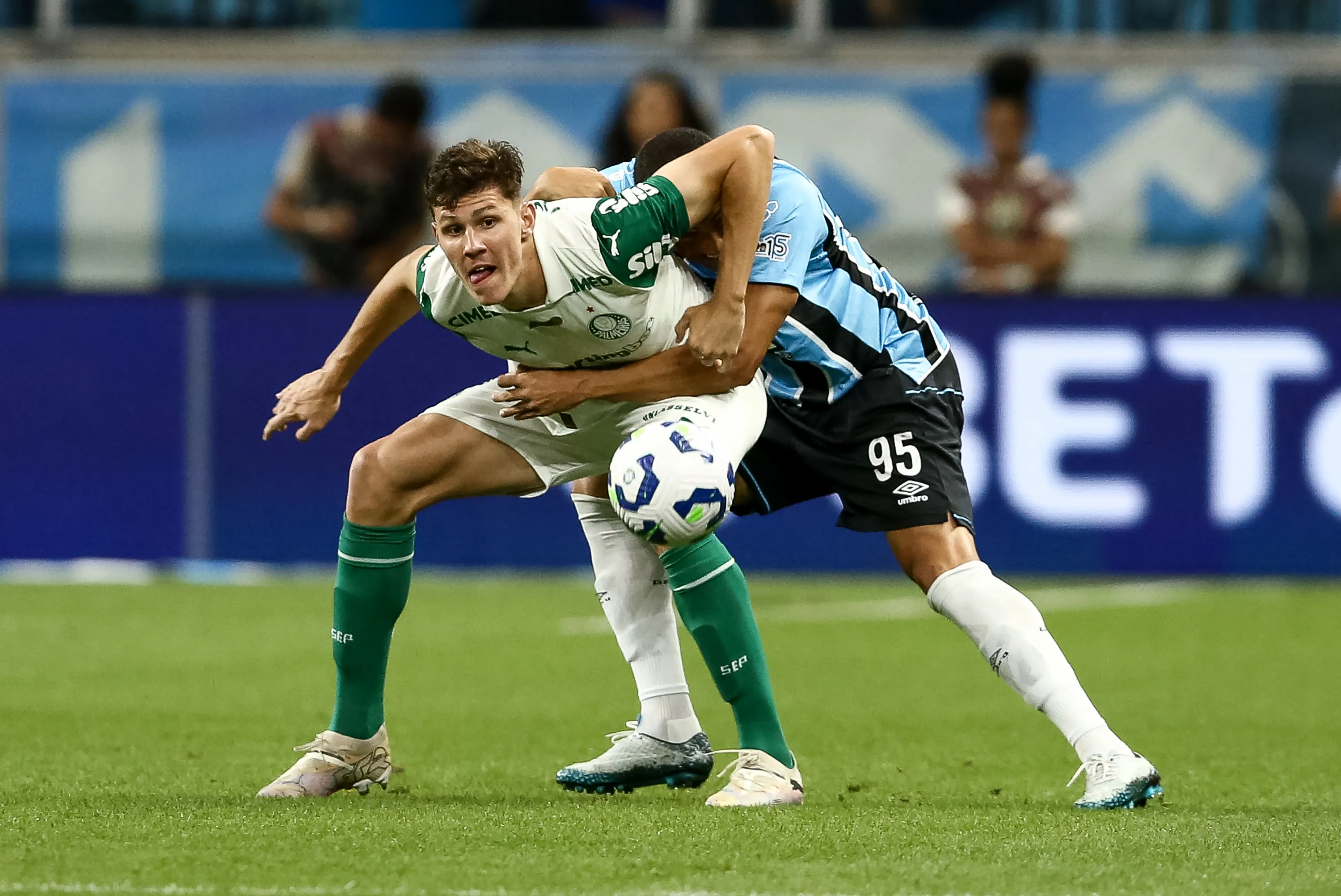 Benedetti em ação pelo Palmeiras. Foto: Pedro H. Tesch/Getty Images