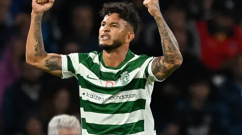 Luis Suárez em campo pelo Sporting. Foto: Francesco Pecoraro/Getty Images