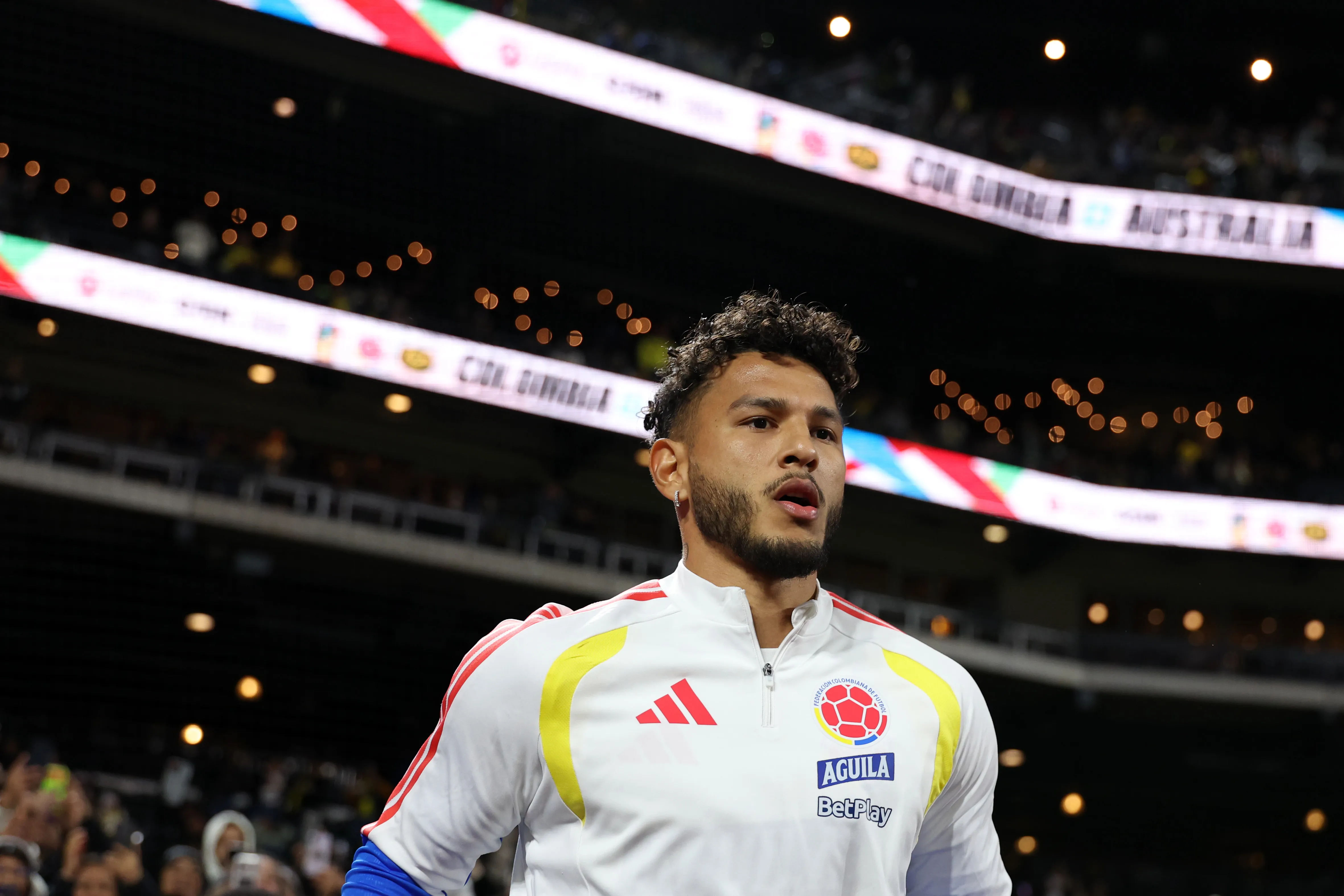 Luis Suárez em jogo da Colômbia. Foto: Jordan Bank/Getty Images
