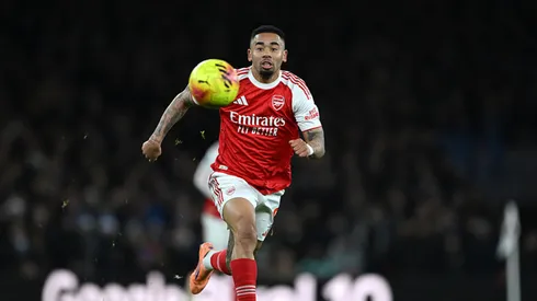Gabriel Jesus em partida pelo Arsenal. Shaun Botterill/Getty Images
