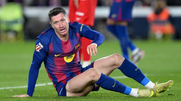 Lewandowski pelo Barcelona (David Ramos/Getty Images)
