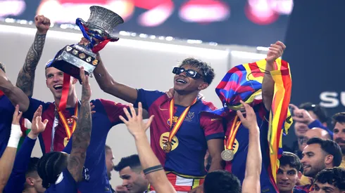 Barcelona, campeão da Supercopa da Espanha de 2025 - Yasser Bakhsh/Getty Images