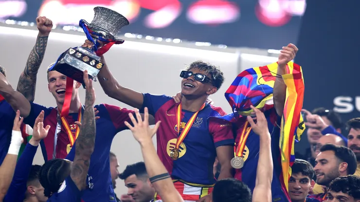 Barcelona, campeão da Supercopa da Espanha de 2025 - Yasser Bakhsh/Getty Images