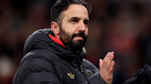 Ruben Amorim durante um jogo do Manchester United. Foto: Carl Recine/Getty Images