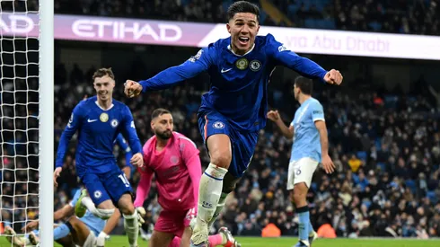 Enzo Fernández marcou o gol de empate do Chelsea nos acréscimos contra o Manchester City