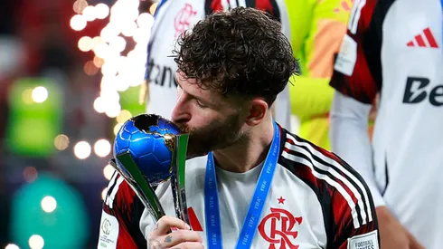 Léo Pereira é alvo de outros clubes e pode deixar o Flamengo em 2026. Getty Images.