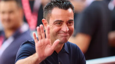 Xavi nos tempos de Barcelona. Foto: Fran Santiago/Getty Images