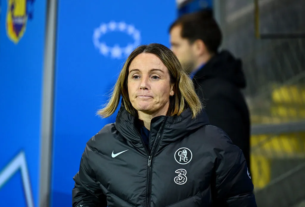 Sonia Bompastor vive sua segunda temporada no Chelsea – Foto: Christian Bruna/Getty Images