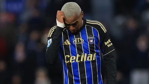 Lorran, durante jogo pelo Pisa. (Photo by Gabriele Maltinti/Getty Images)