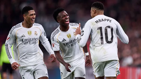 Bellingham assumiu a responsabilidade do ataque após lesão de Mbappé. Juan Manuel Serrano Arce/Getty Images.