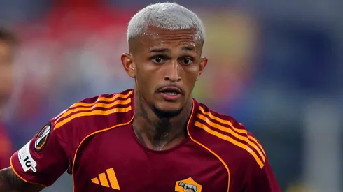 Wesley em campo com a Roma. Foto: Paolo Bruno/Getty Images