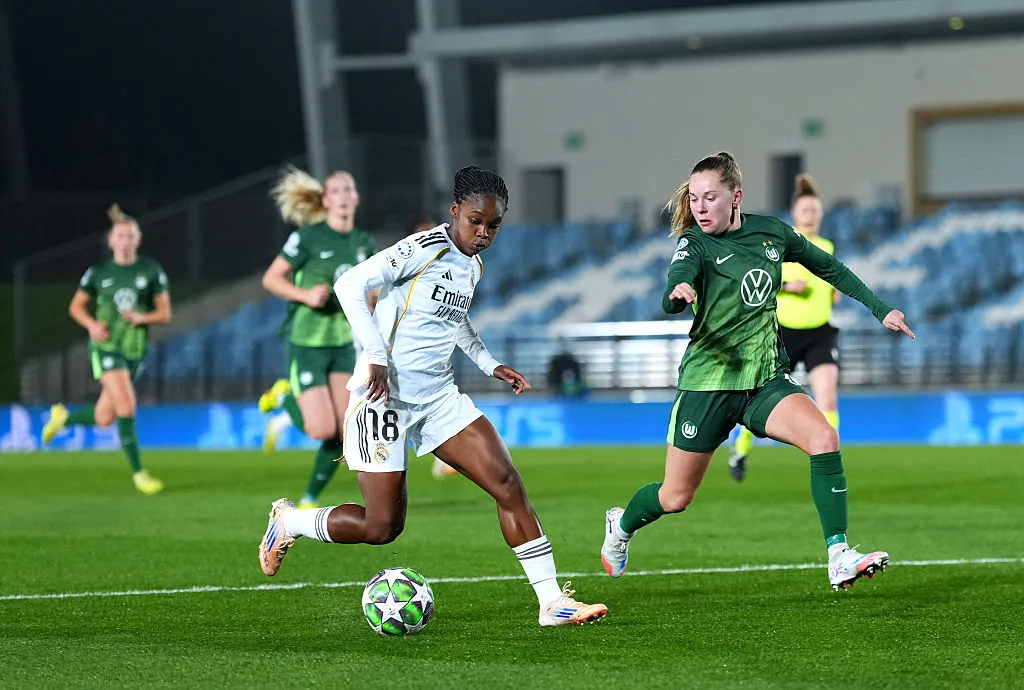 Linda Caicedo é uma das artilheiras e principais jogadoras do Real Madrid – Foto: Angel Martinez/Getty Images