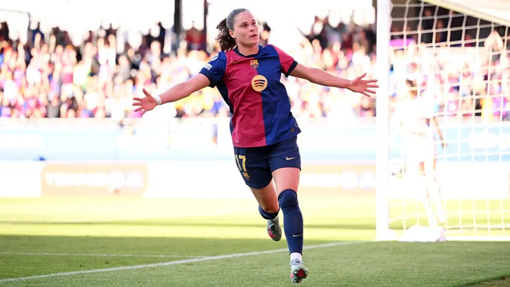 Ewa Pajor é uma das artilheiras do Barcelona e da Liga F - Foto: David Ramos/Getty Images